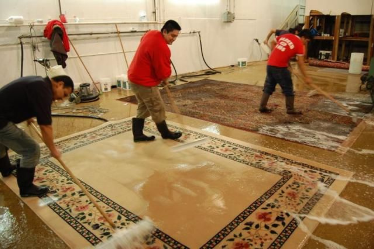 تنظيف سجاد في العين
